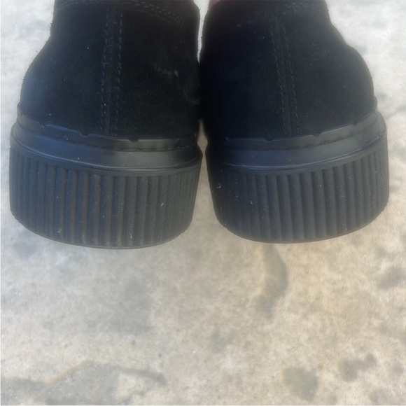 TODS Men\'s Black Suede Lug Sole Penny Loafer Shoe Size 7 main image 10